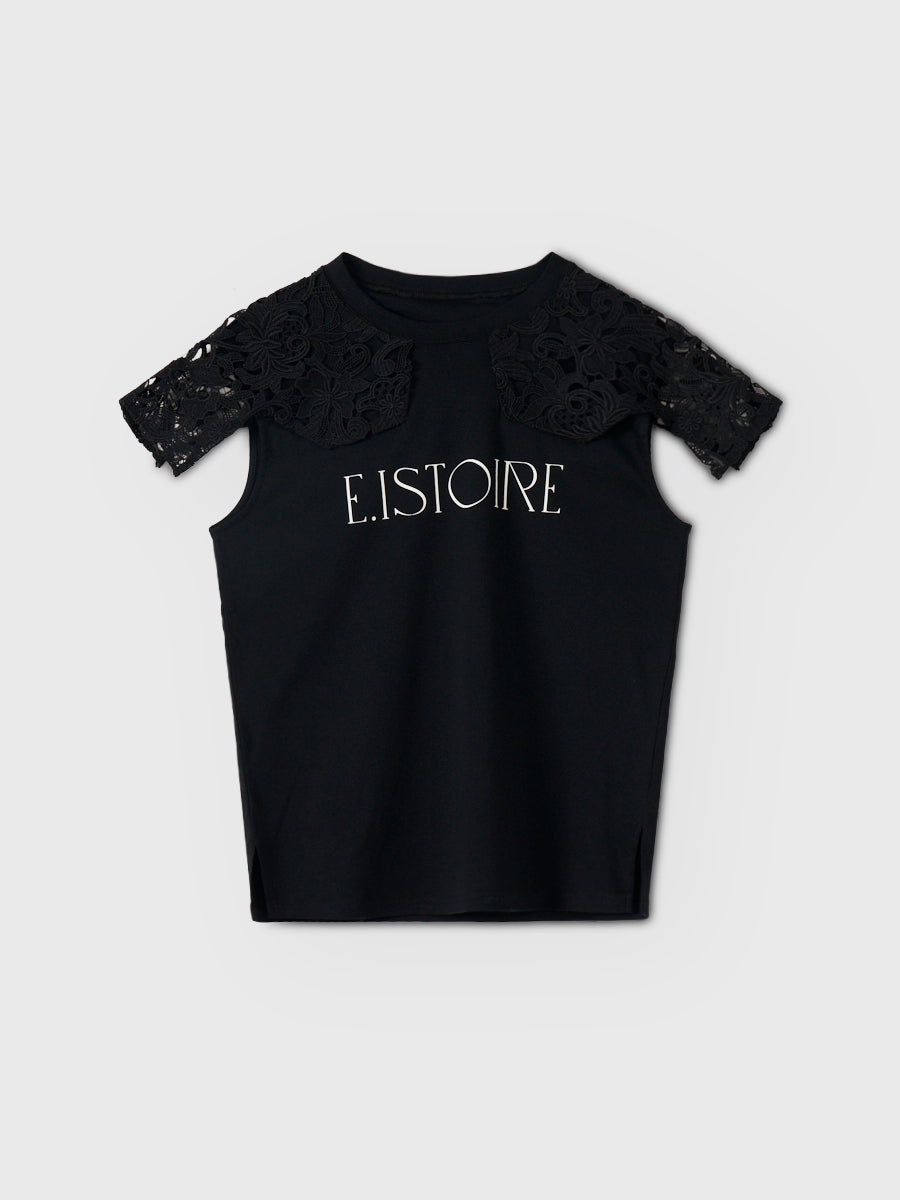 New Color】EIMY SIGNATURE LACE TEE