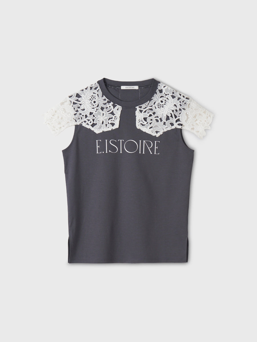 【New Color】EIMY SIGNATURE LACE TEE
