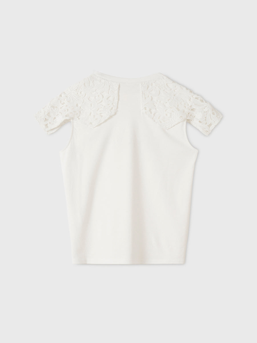 【New Color】EIMY SIGNATURE LACE TEE