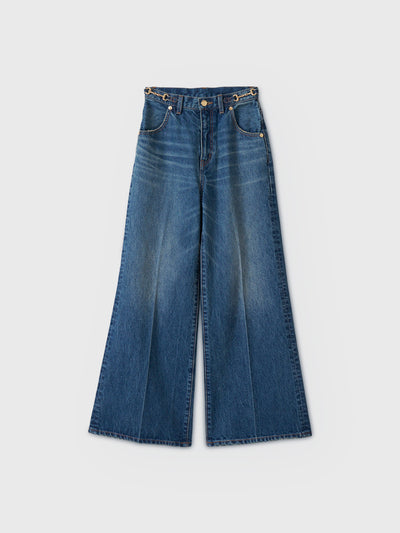 ビットデニムパンツ
