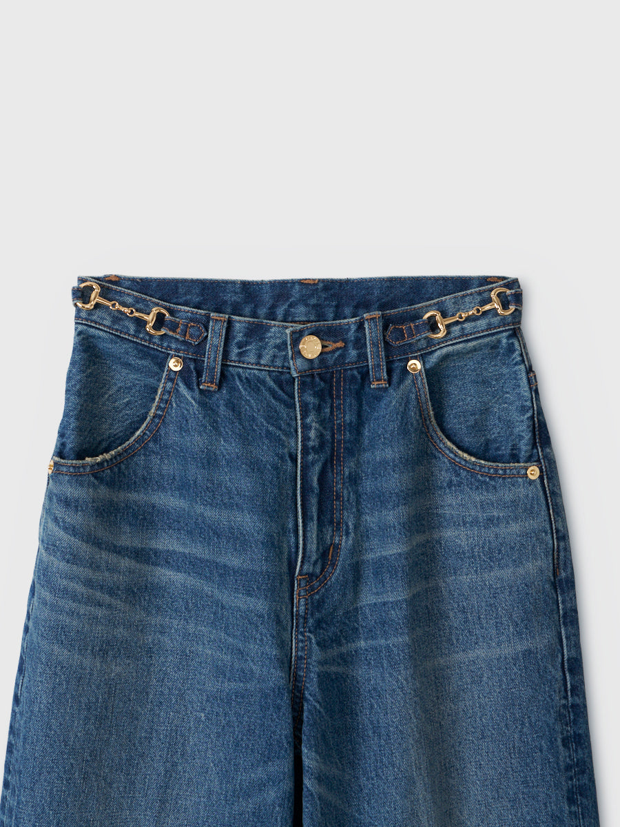 eimy istoire ビットデニムパンツ　BLUE ビットデニムパンツ