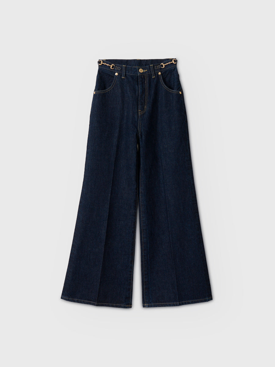 ビットデニムパンツ