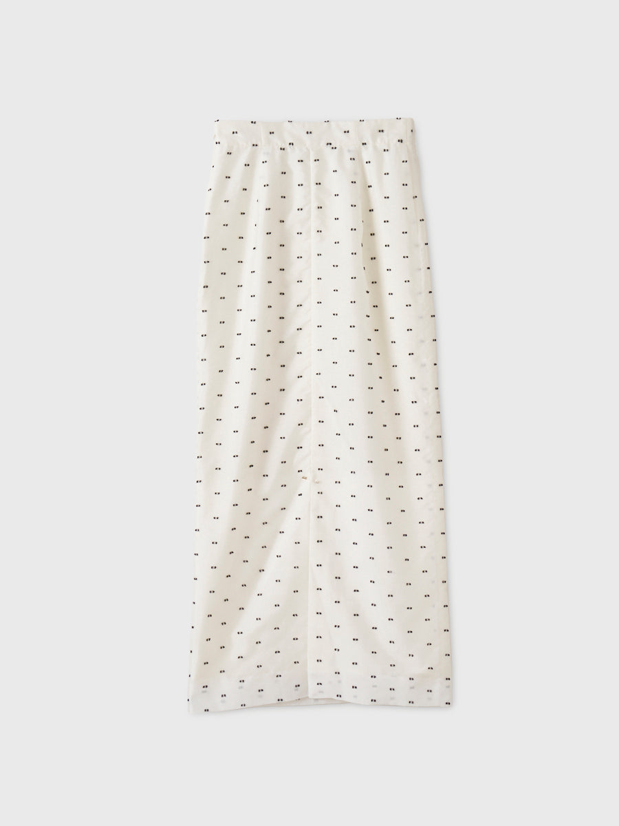 CAMILLE DOT JACQUARD SKIRT