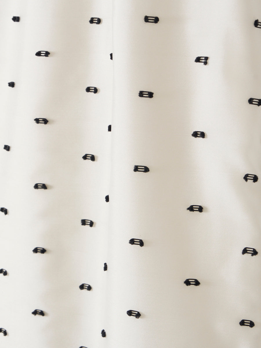 CAMILLE DOT JACQUARD SKIRT