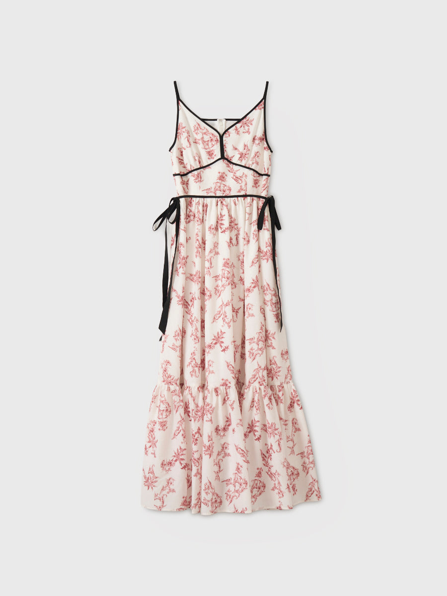 SIDE RIBBON JOUY DRESS