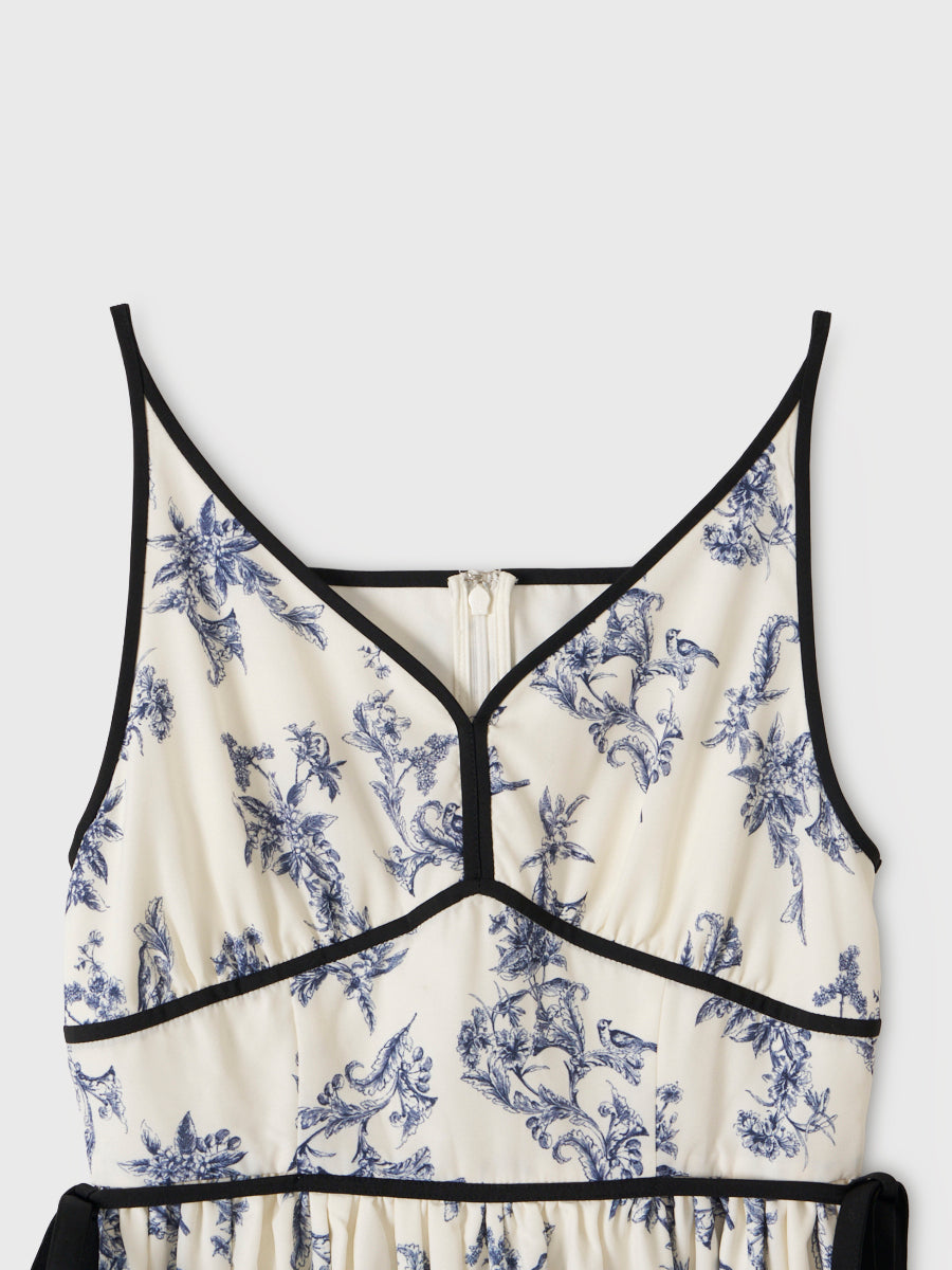 SIDE RIBBON JOUY DRESS