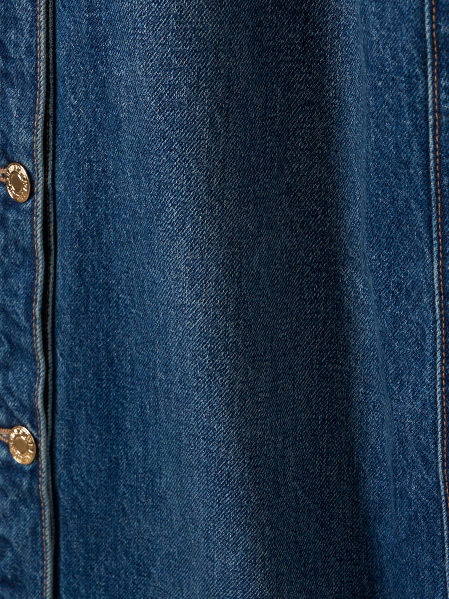 ビットデニムワンピース