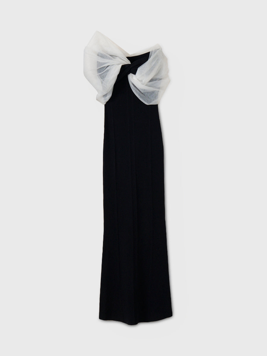 DÈCOLLETÈSHOULDERKNITDRESS