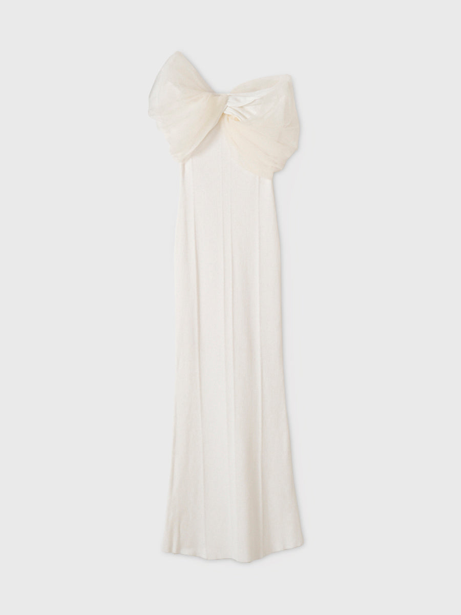 THE TOÉ Ulmer Knit Dress Sサイズ　新品タグ付き DÈCOLLETÈ SHOULDER KNIT DRESS