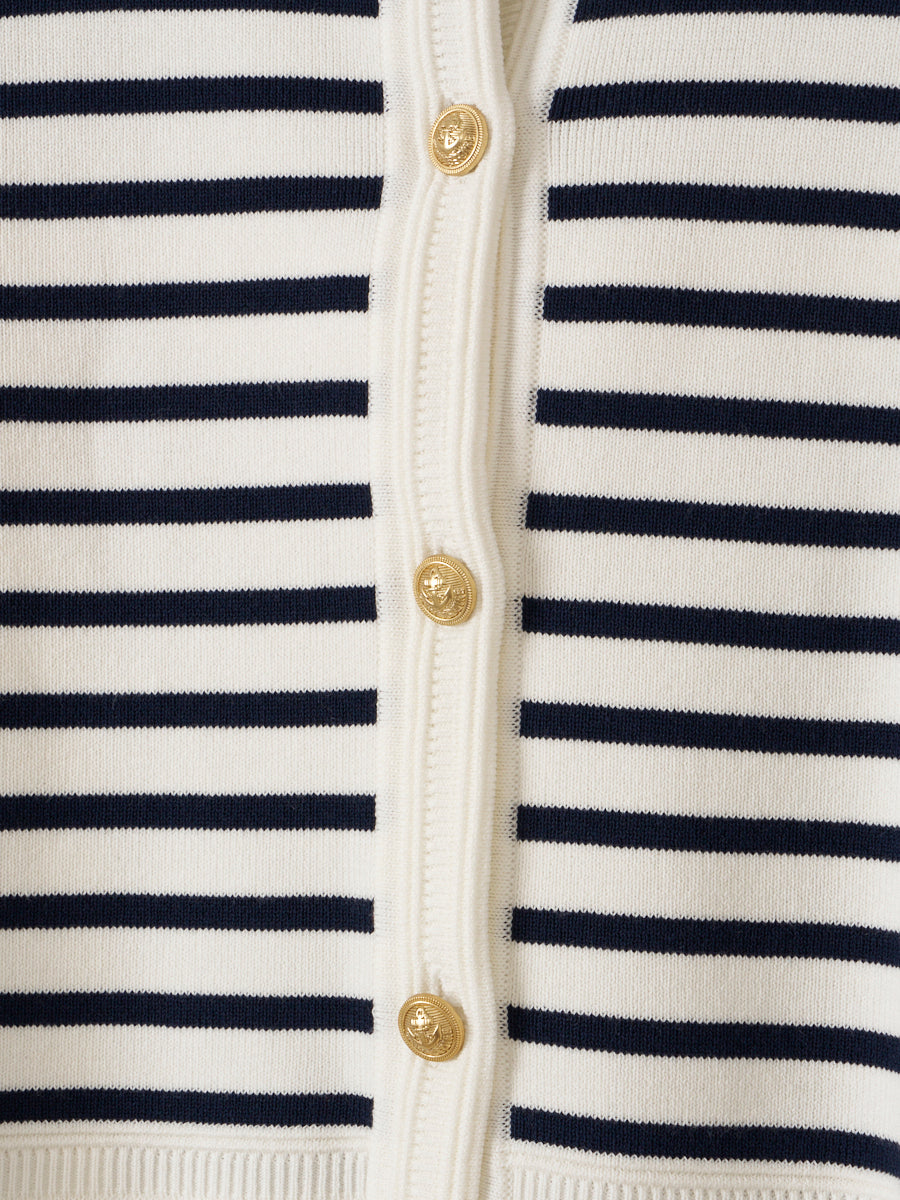 マリンボーダーニットセットワンピース