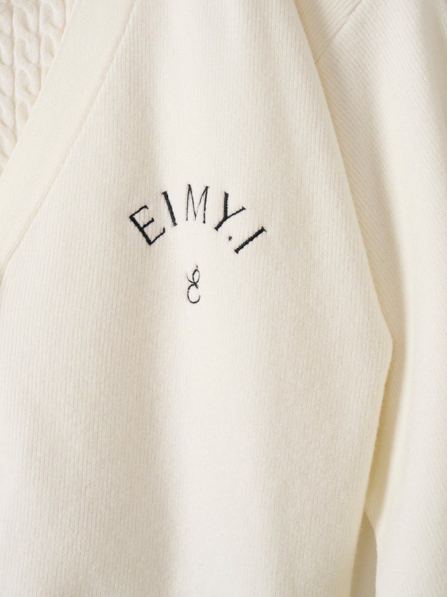 【PRE ORDER】EIMYロゴカーデリボンニットセットワンピース