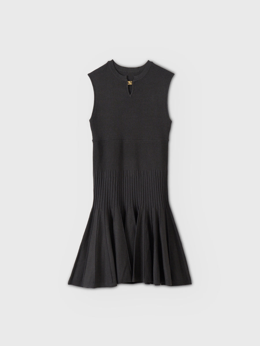 FLARE KNIT MINI DRESS FLARE KNIT MINI DRESS