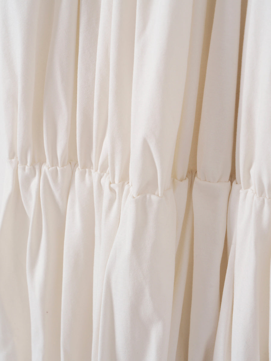 RIBBON SHOULDER CUT DRESS