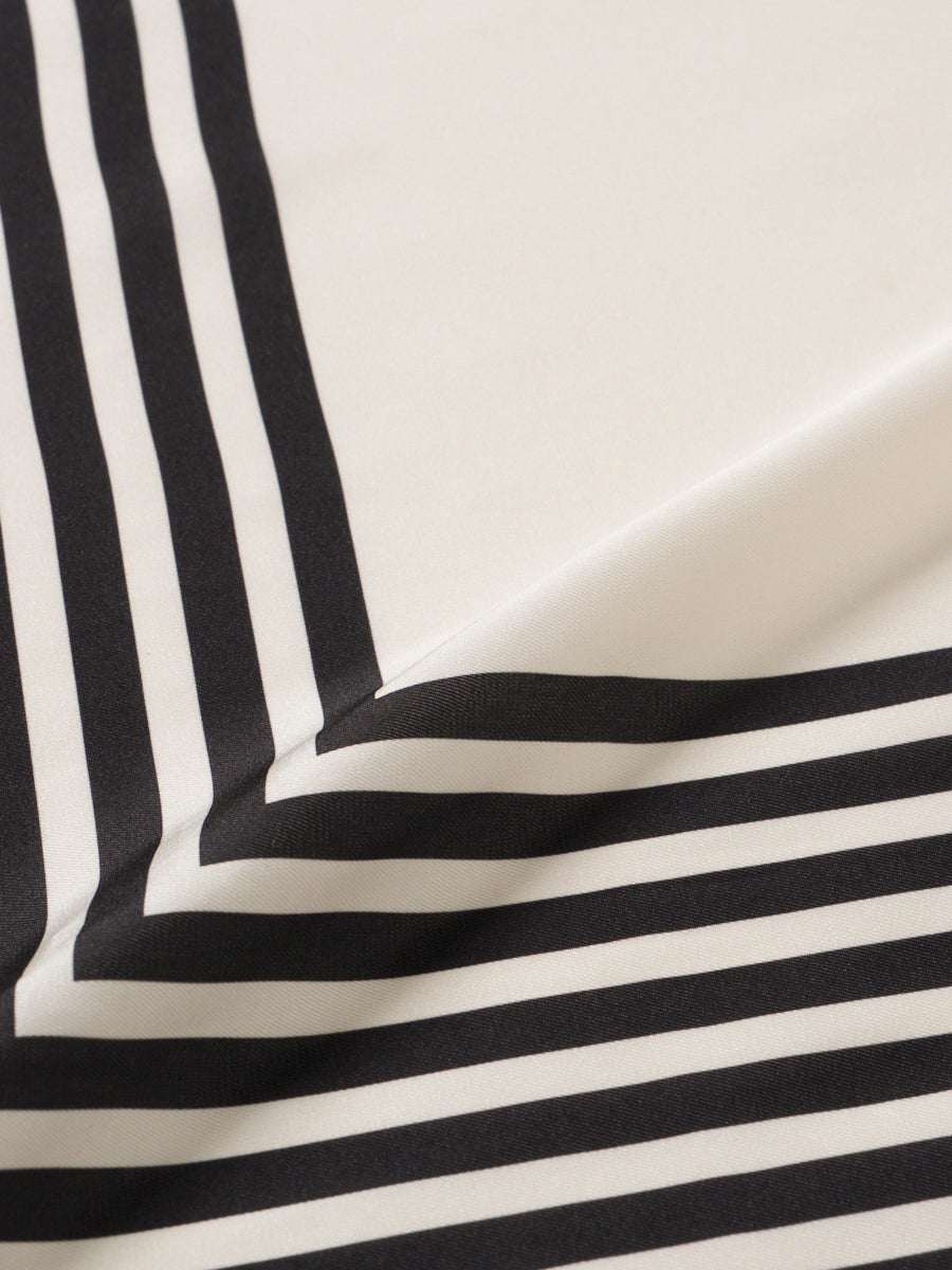 リボンモチーフスカーフ