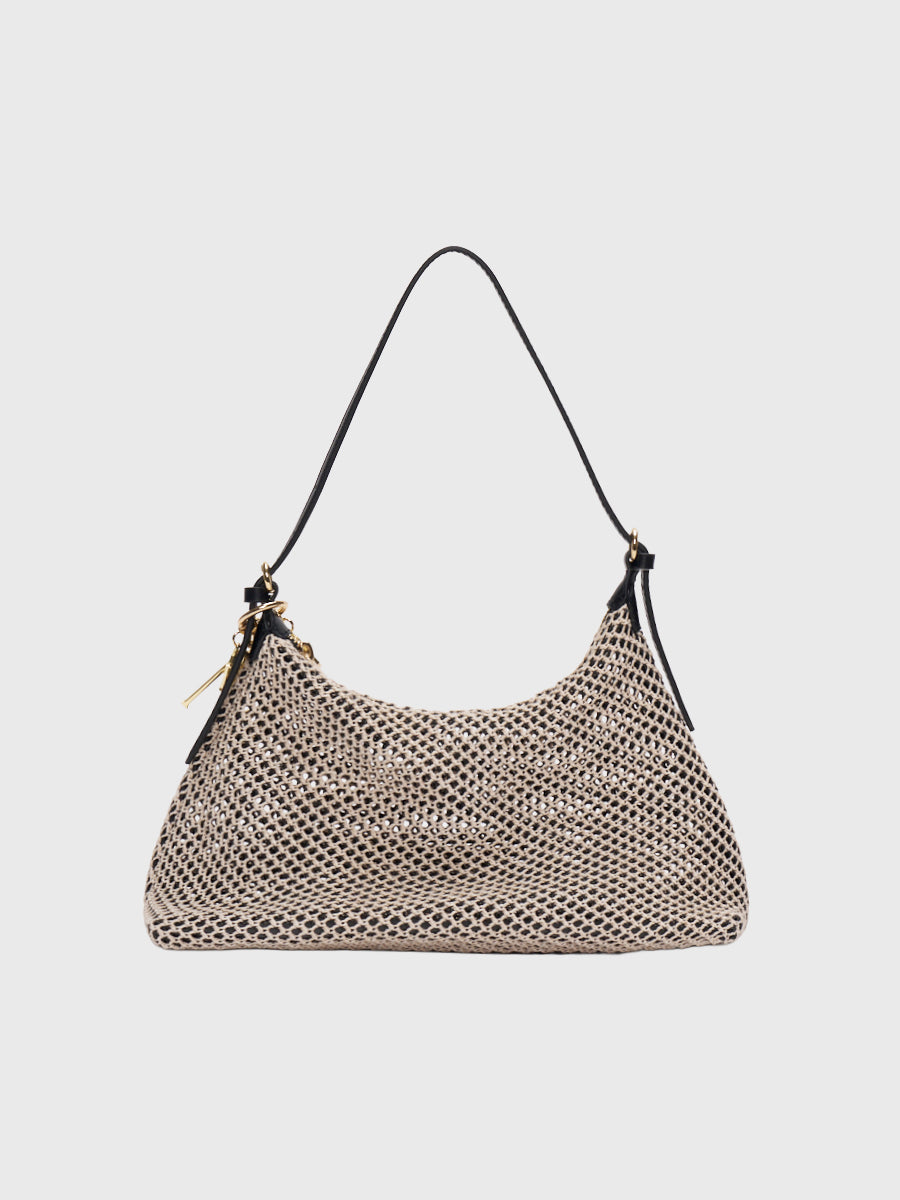 ロゴチャームメッシュバッグ