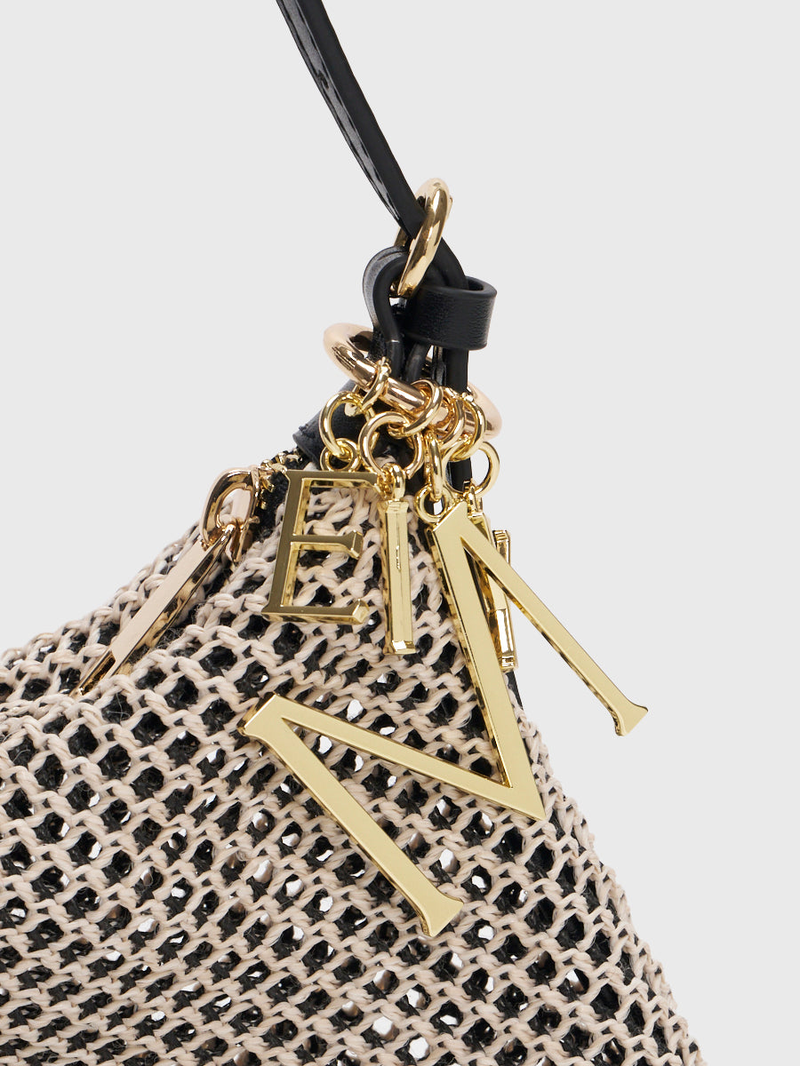 ロゴチャームメッシュバッグ