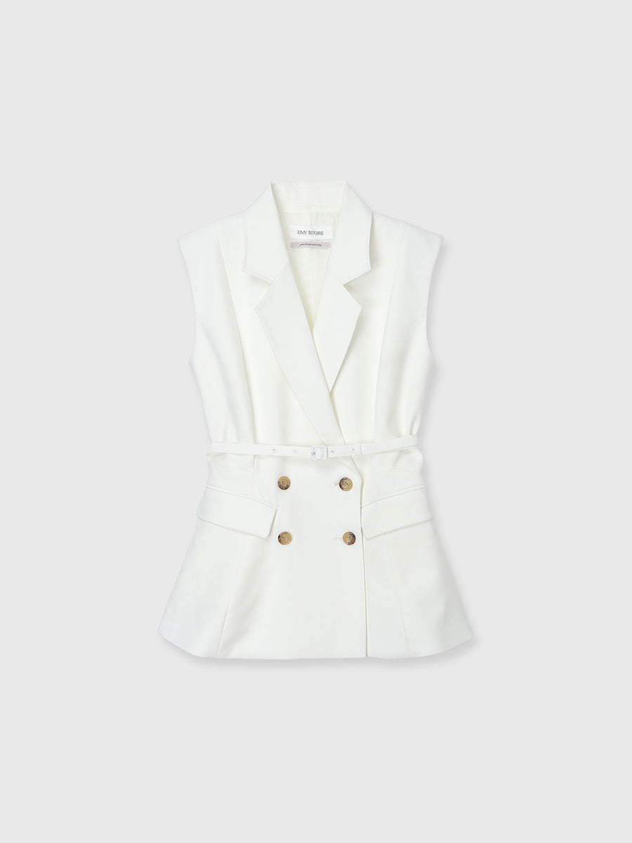 トップス EIMY ISTOIRE CONSCIOUS TAILORED GILET CONSCIOUS TAILORED GILET