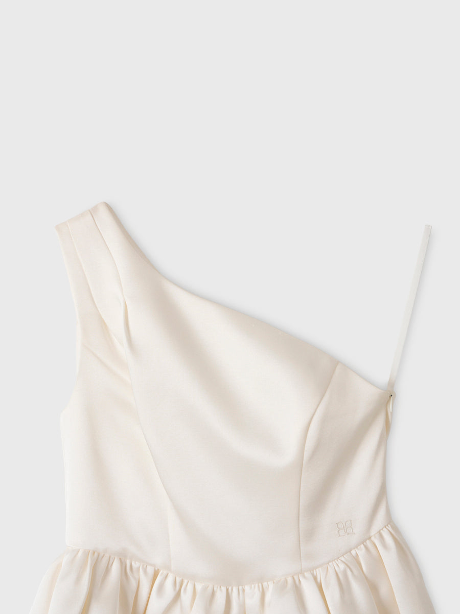 SATIN ONE SHOULDER TOPS