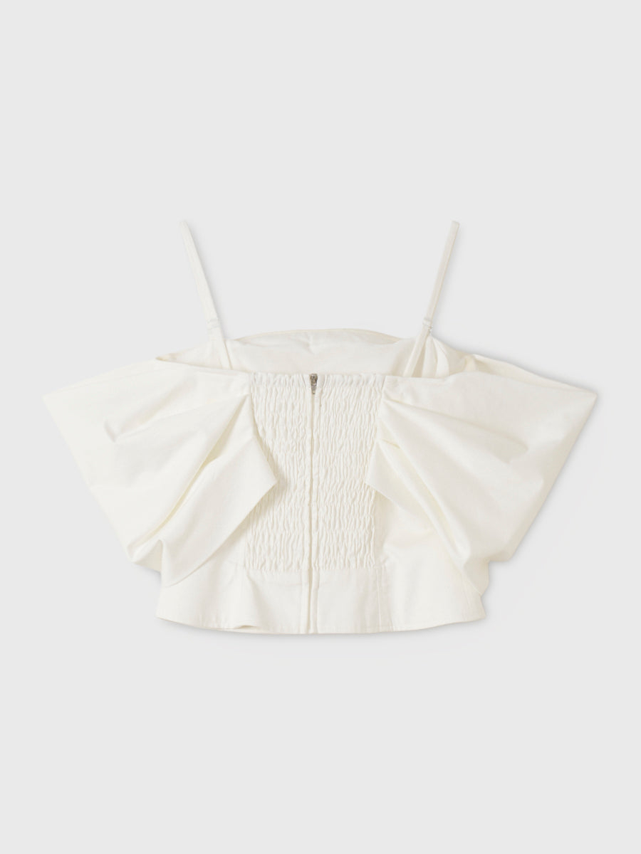RIBBON SHOULDER TOP