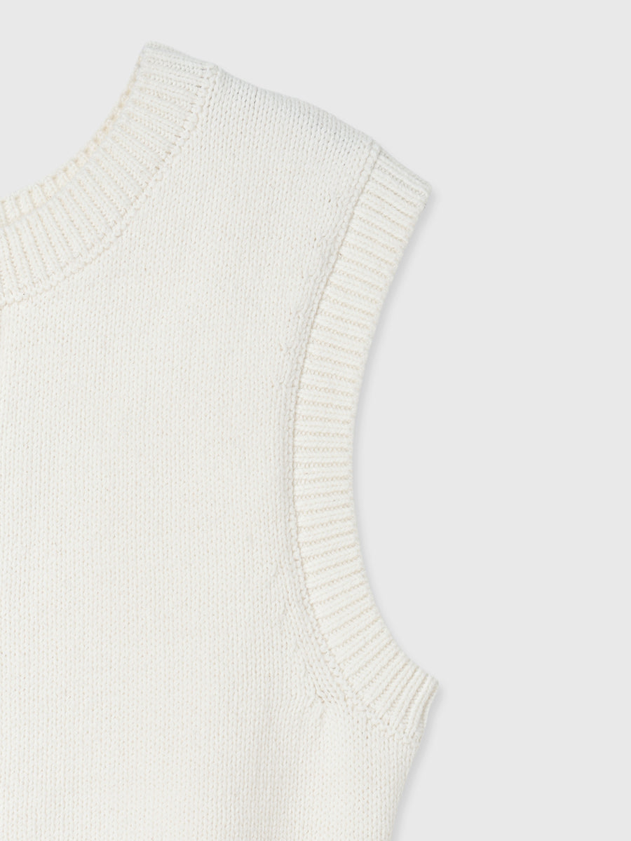 SIGN BUTTON KNIT TOP