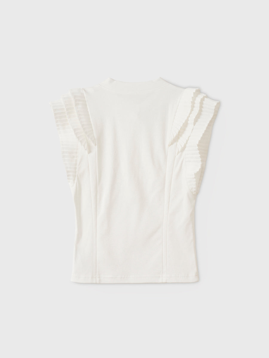 PLEATED COMBINATION TOPS