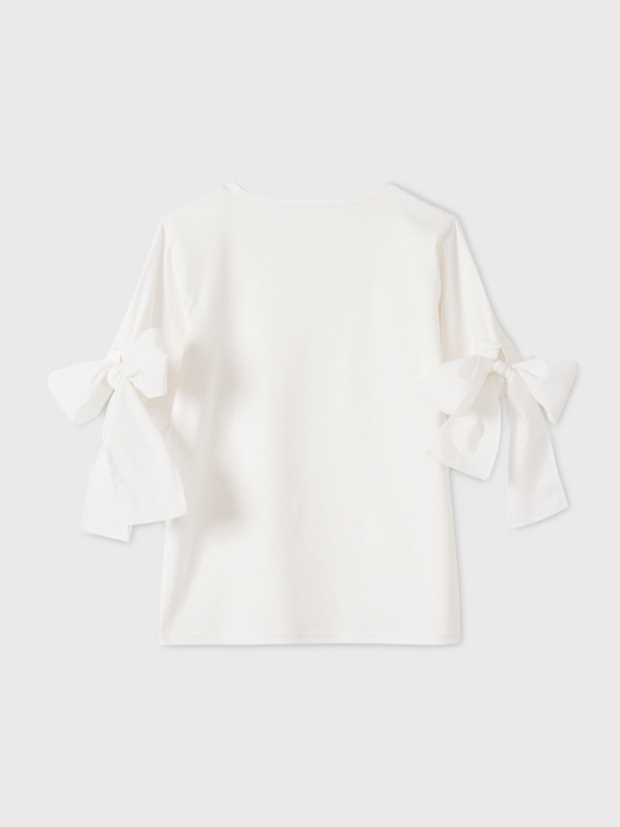 ATTACHED PAPILLON RIBBON TEELARA