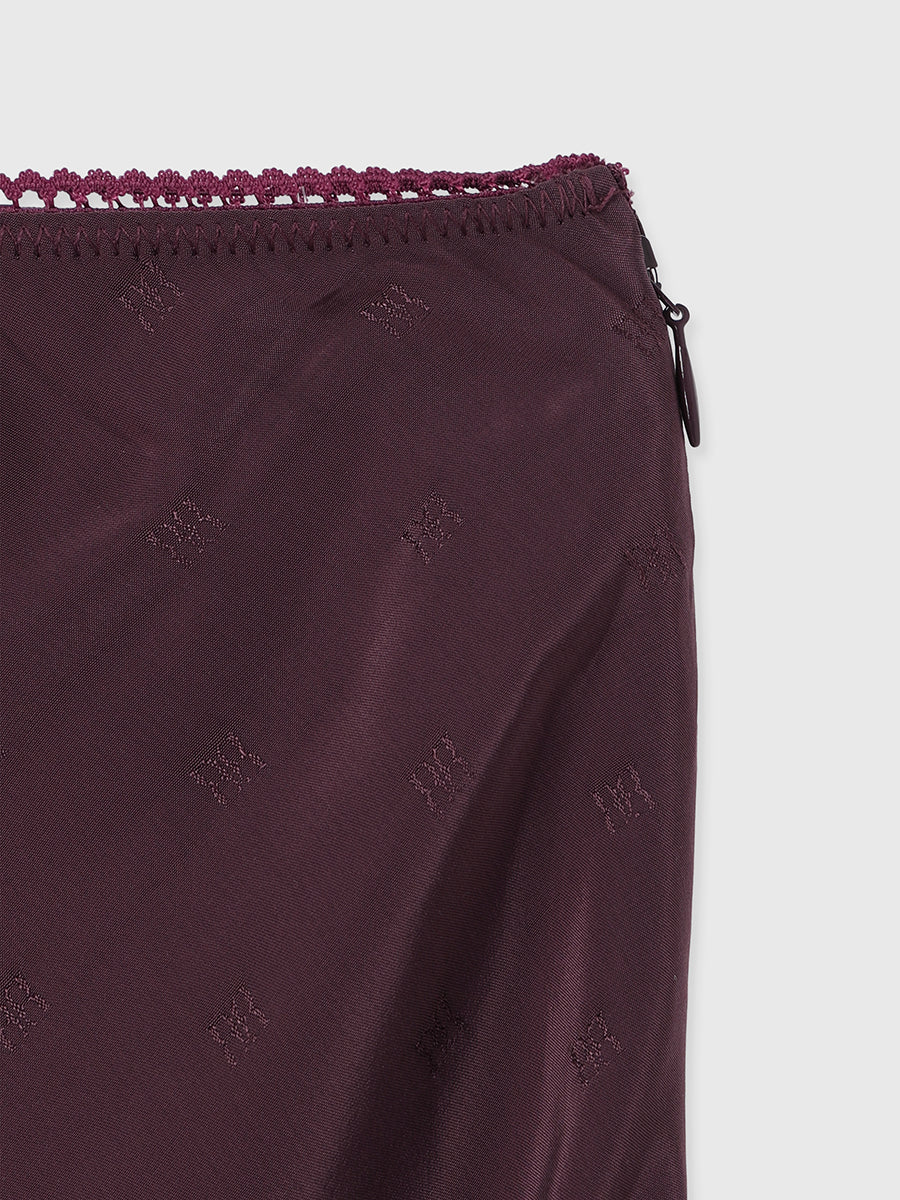 PAPILLON JACQUARD SKIRT