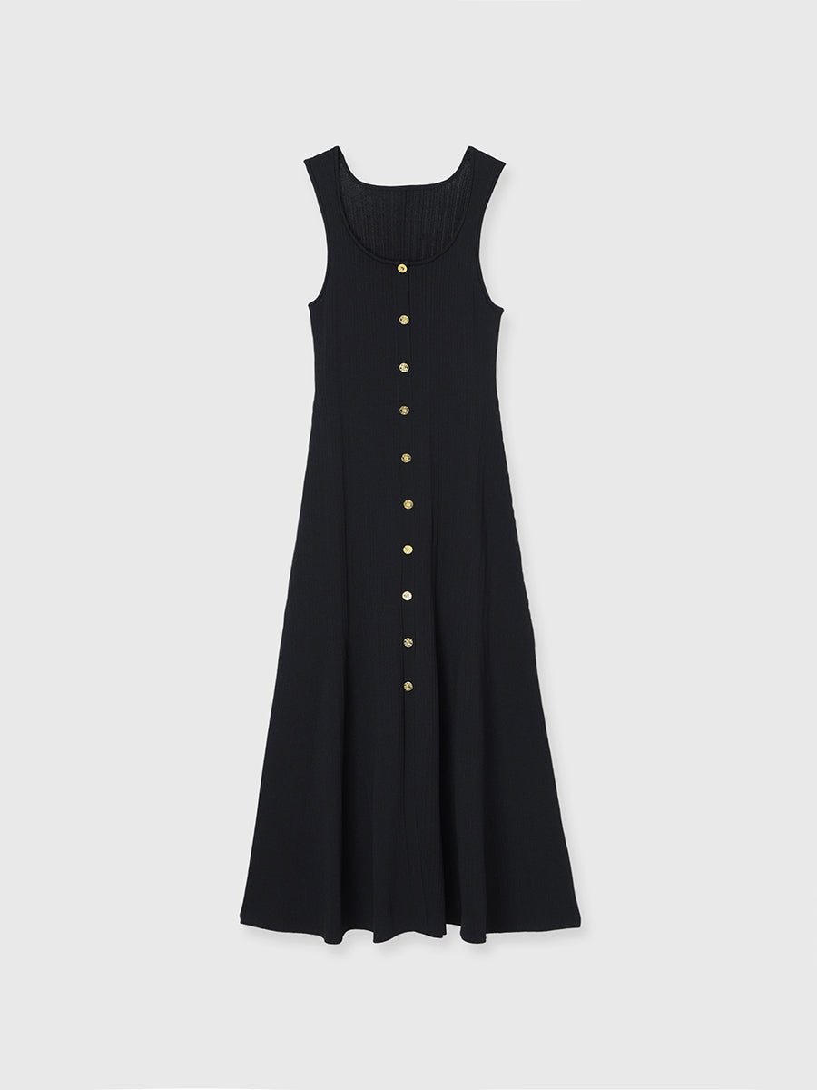 ASSIETTE BUTTON KNIT DRESS