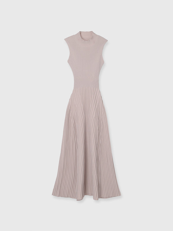 BACK RIBBON KNIT DRESS