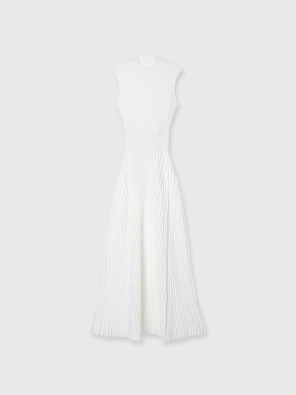 BACK RIBBON KNIT DRESS