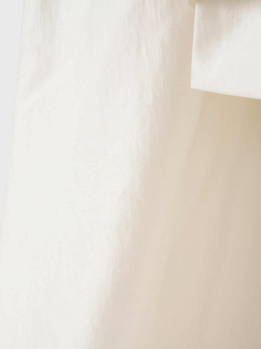 E.M RIBBON CAPE BLOUSE
