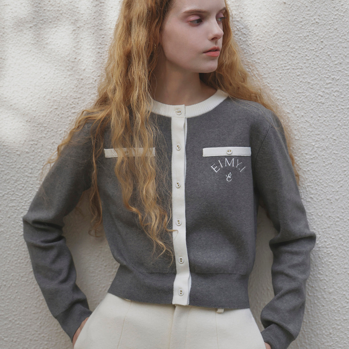 EIMY BI-COLOR CARDIGAN
