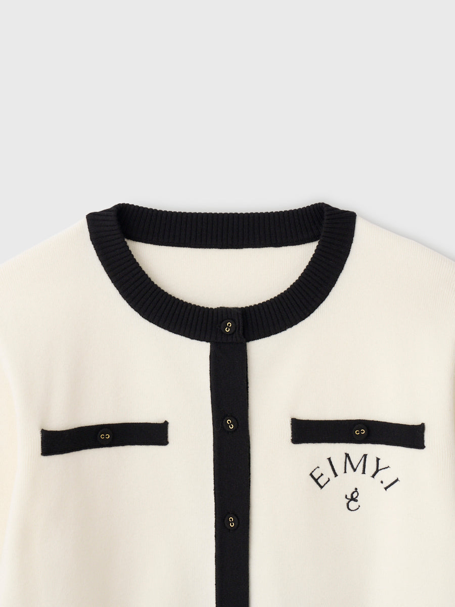 EIMY BI-COLOR CARDIGAN