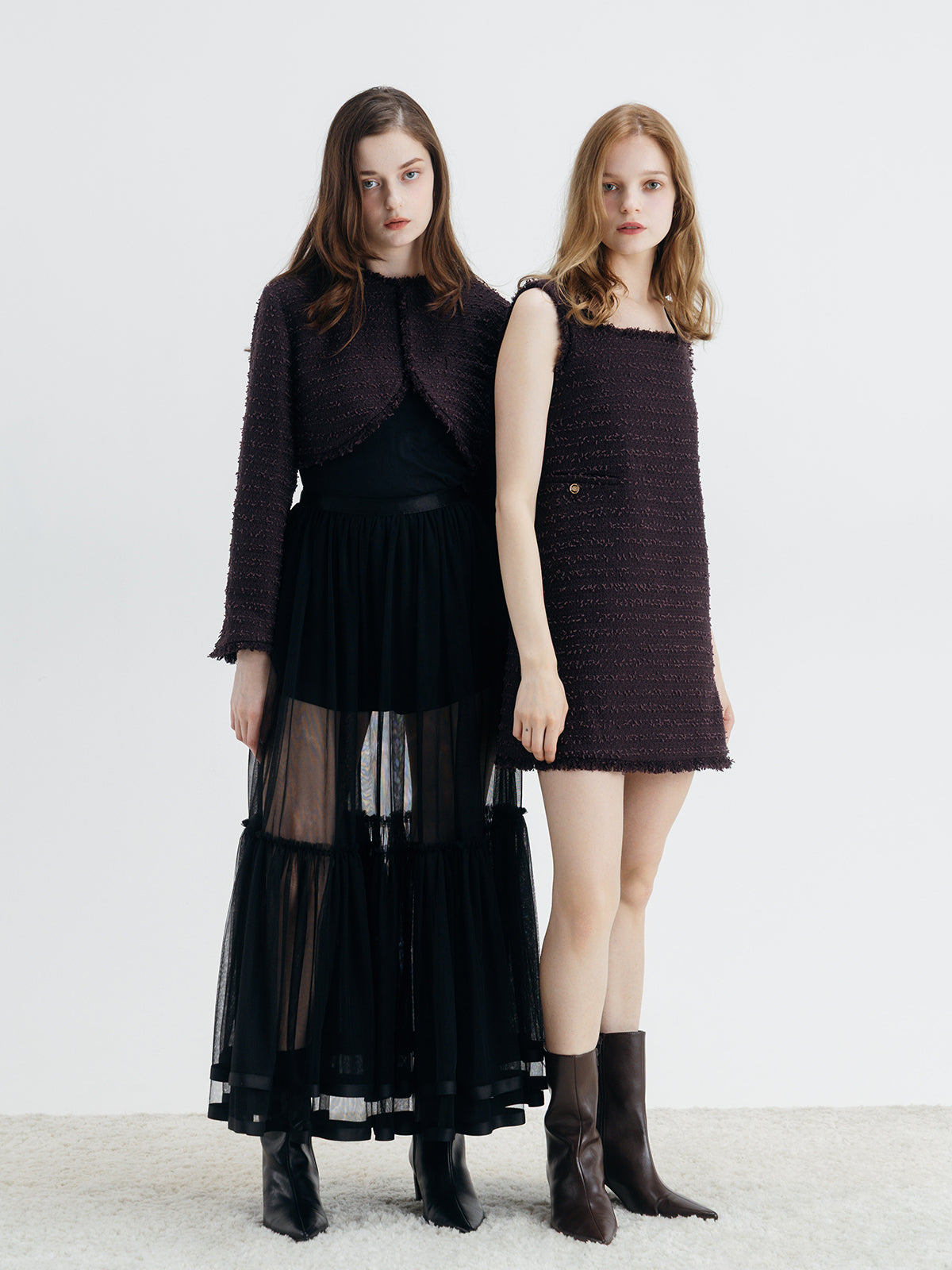IRISÉ TWEED DRESS