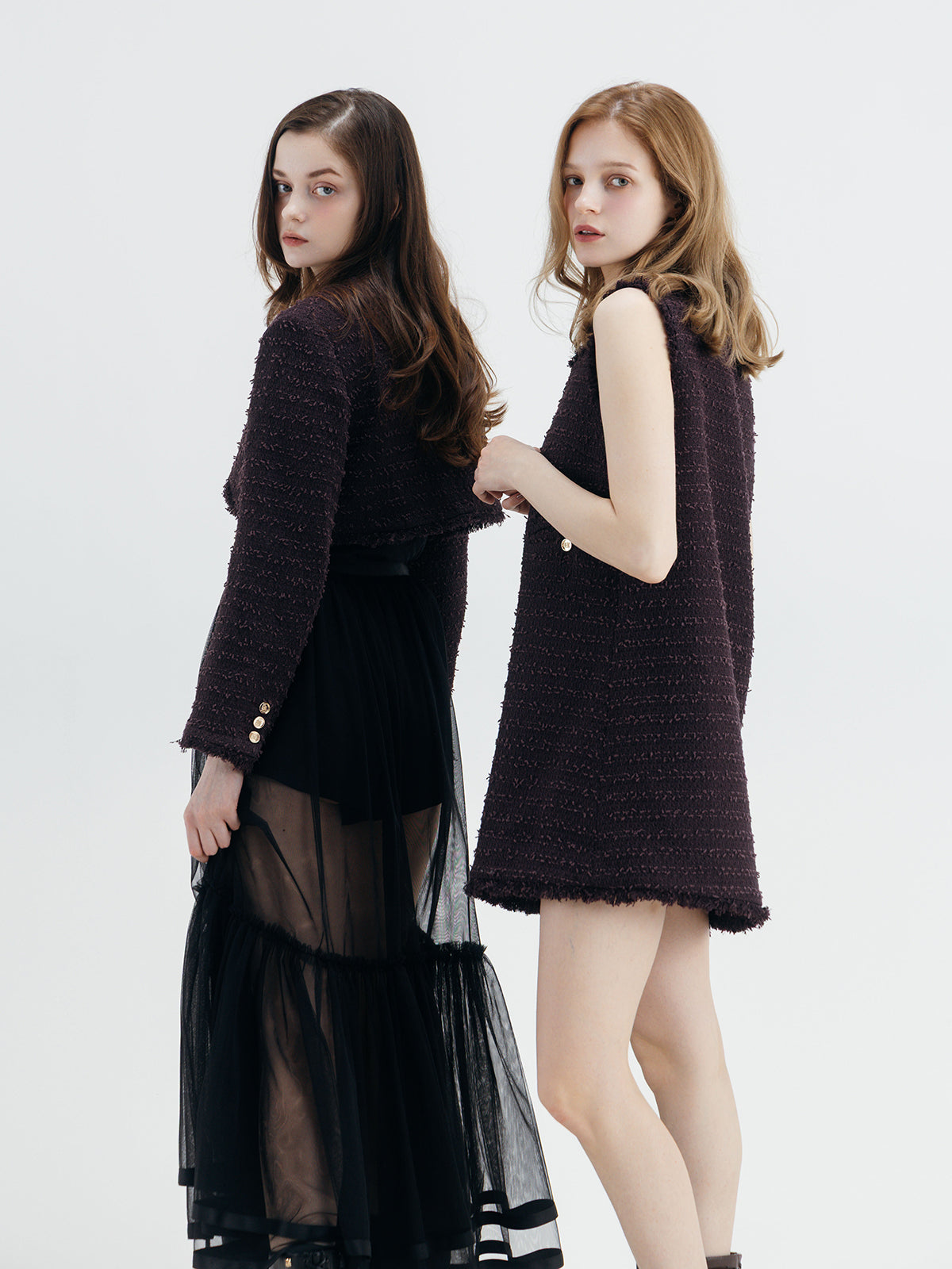 IRISÉ TWEED DRESS
