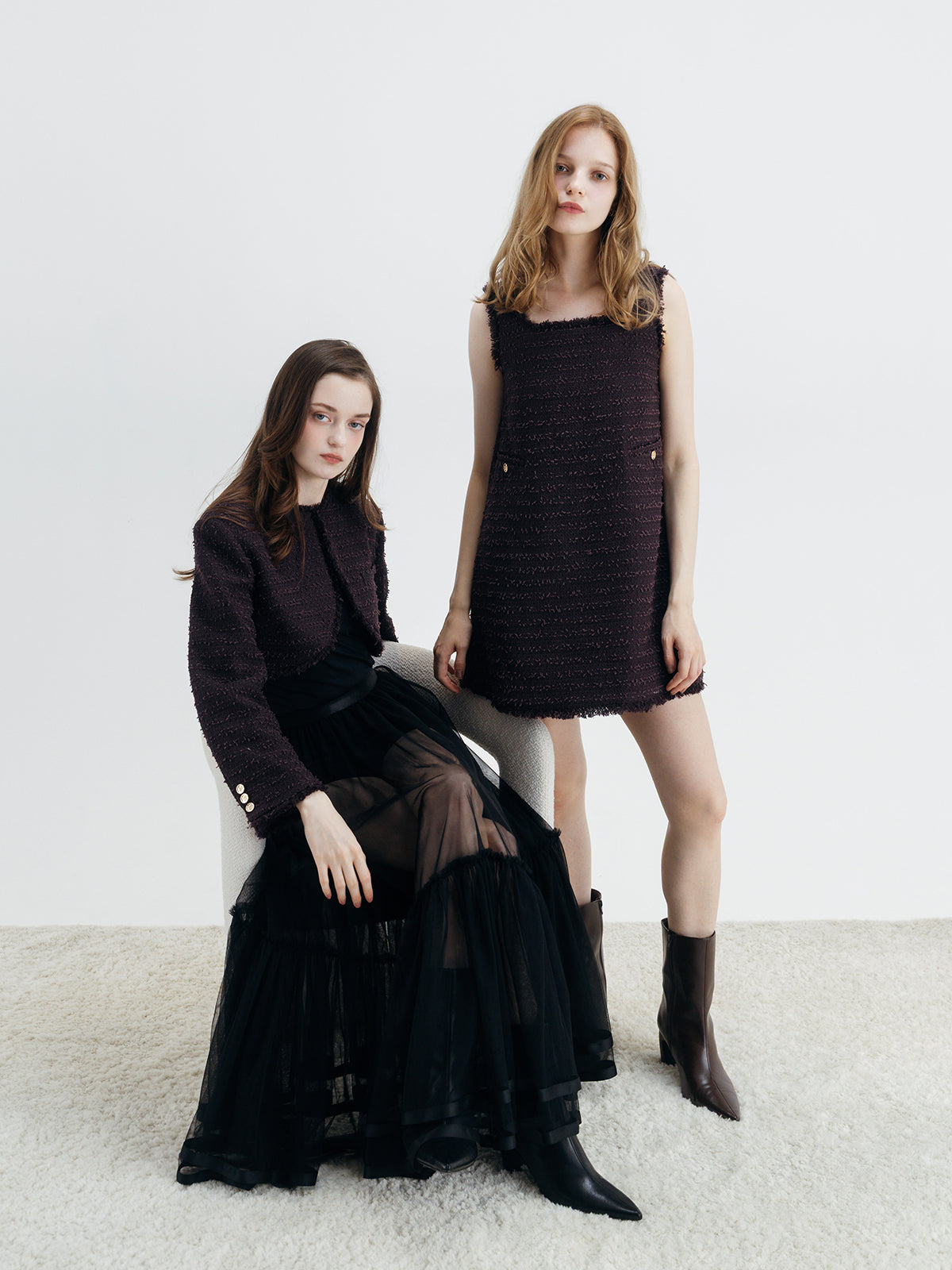 IRISÉ TWEED DRESS