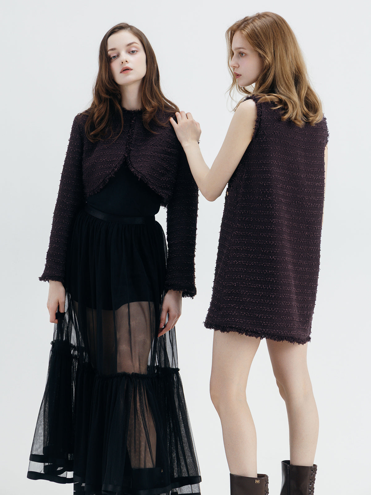 IRISÉ TWEED DRESS
