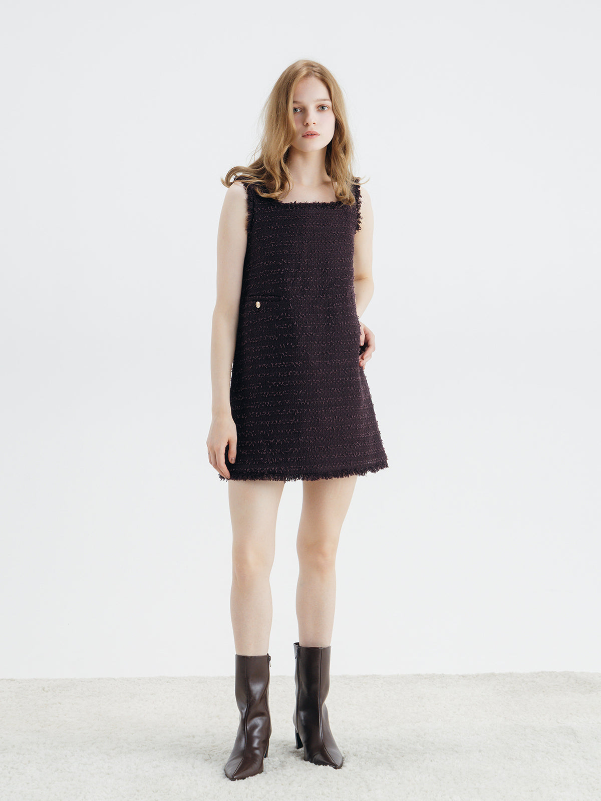 IRISÉ TWEED DRESS