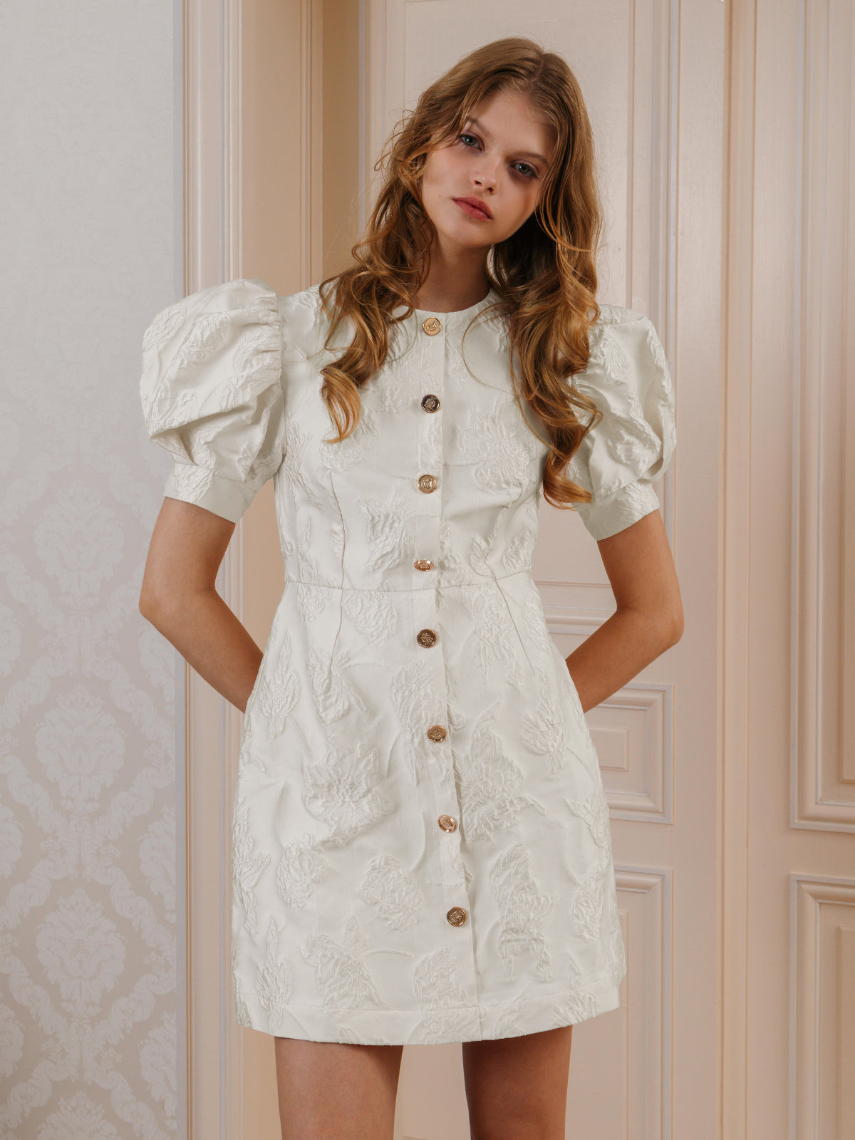 sister jane】Angie Jacquard Mini Dress