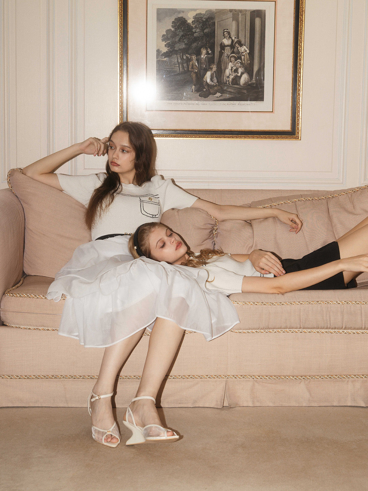 E.M ATELIER.KNIT COMBI DRESS
