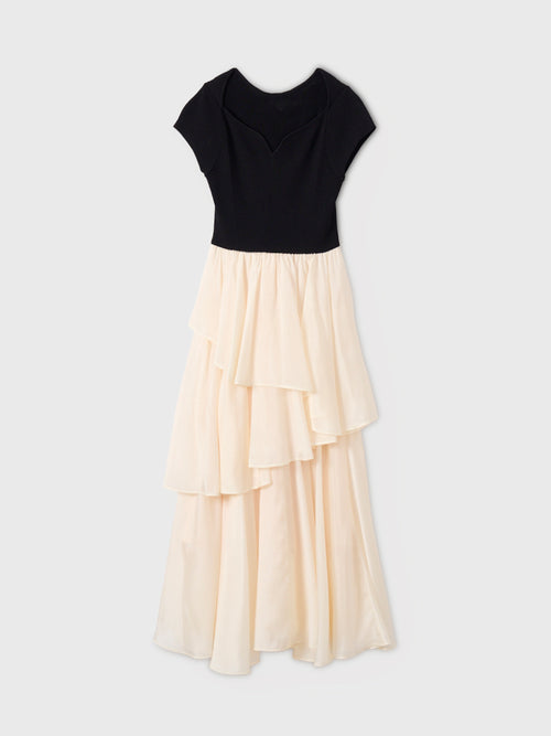 FRENCH SLEEVE DOCKING DRESS