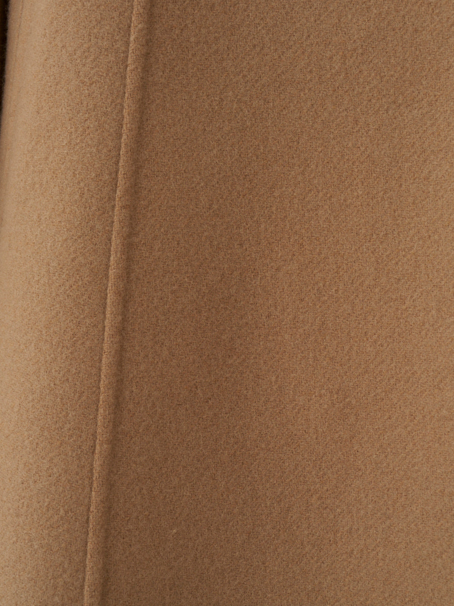 ROYAL BOW TIE WOOL COAT