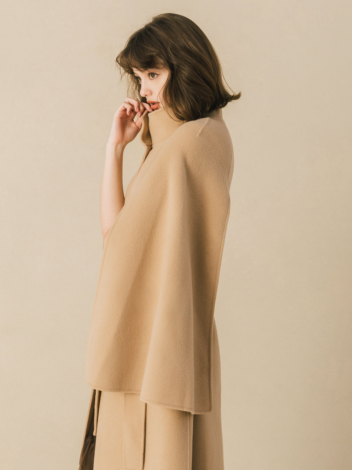WOOL ROBE COAT