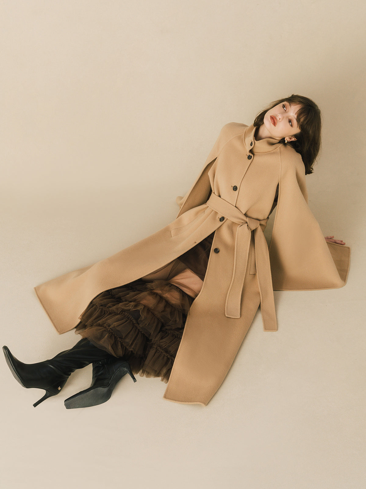 WOOL ROBE COAT