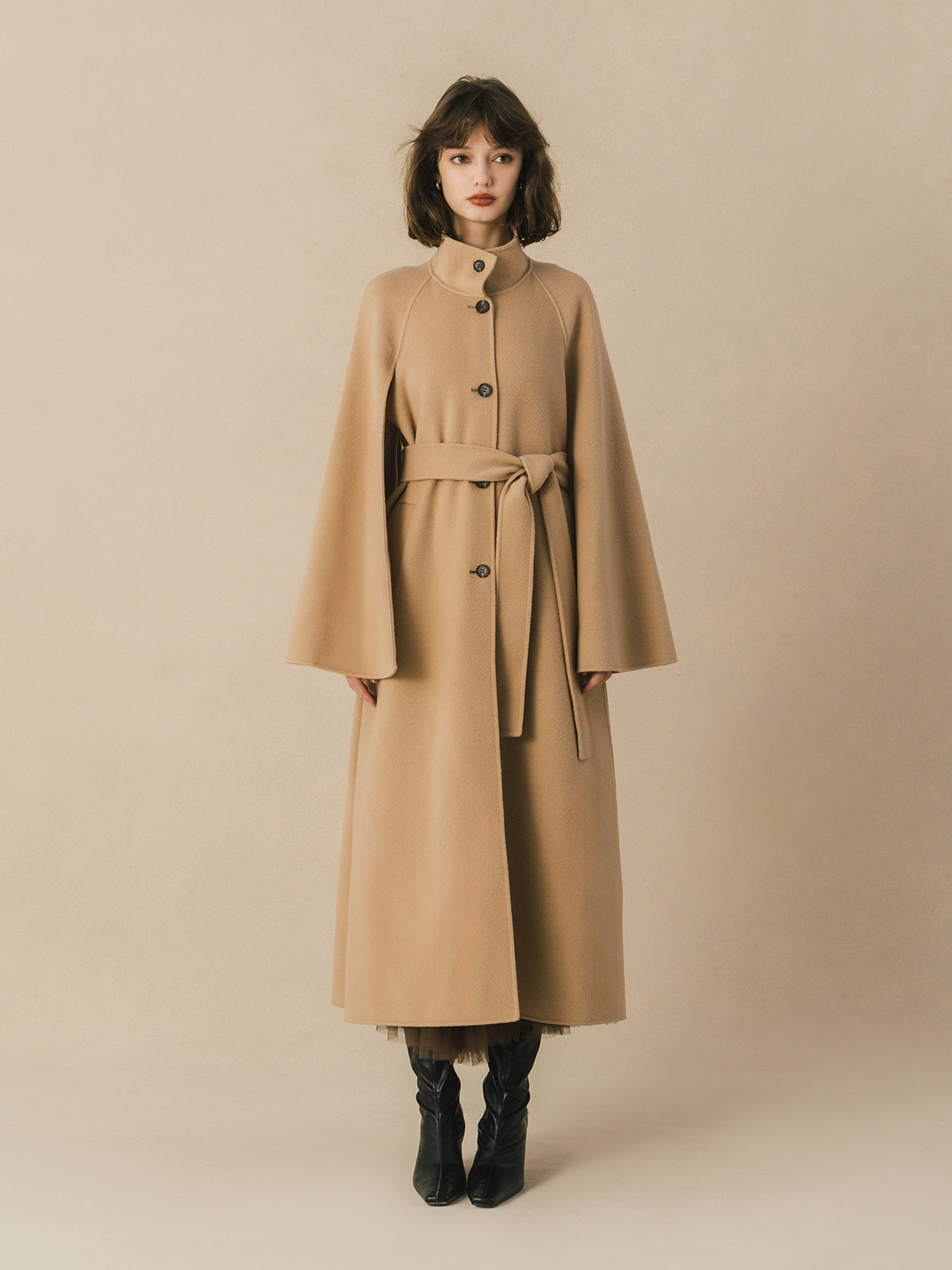 WOOL ROBE COAT
