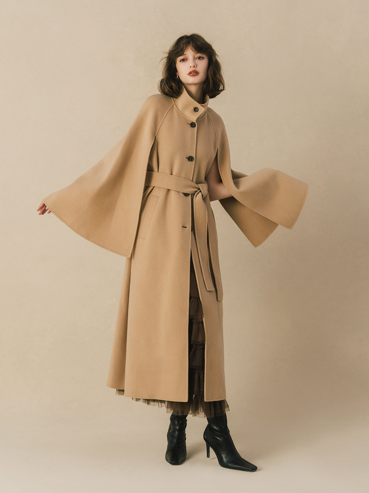 WOOL ROBE COAT