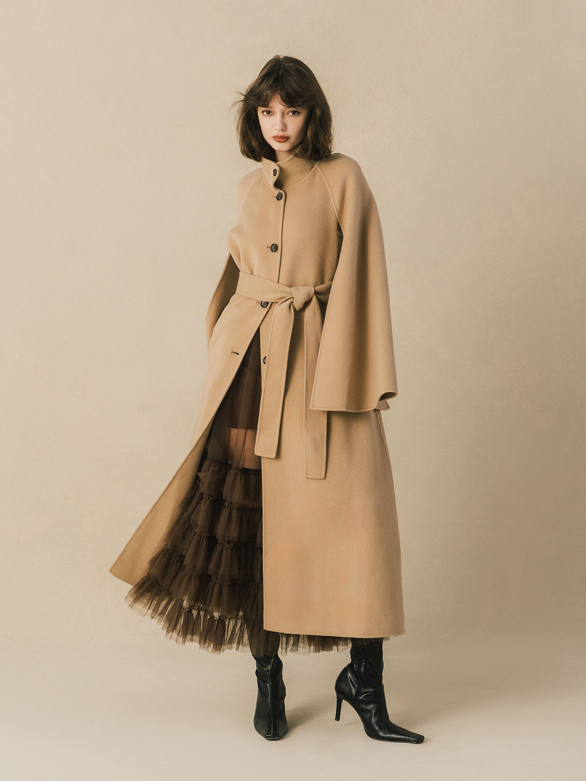 WOOL ROBE COAT