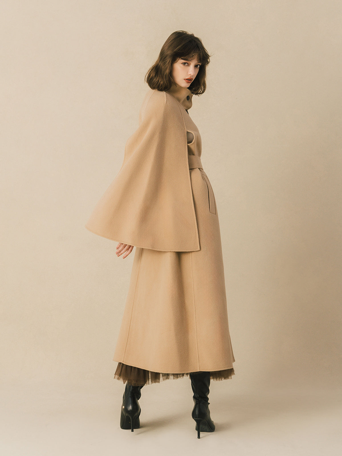 WOOL ROBE COAT