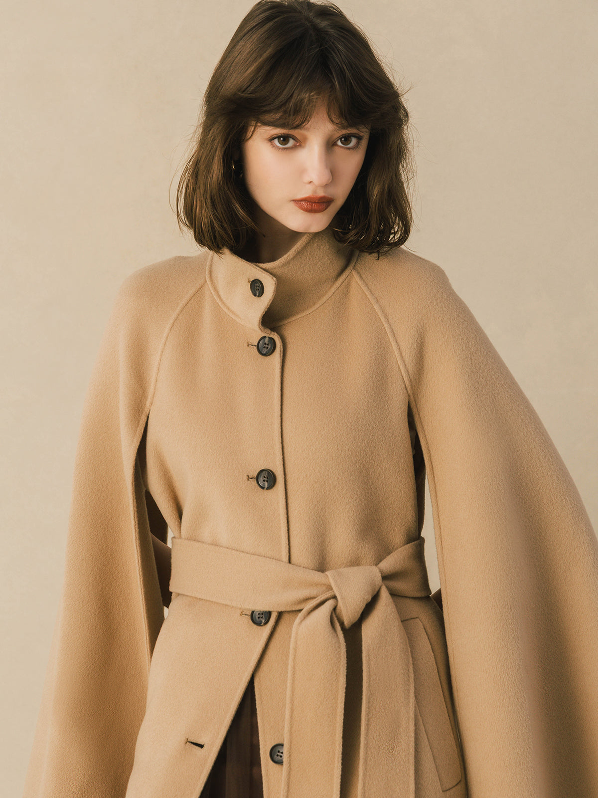 WOOL ROBE COAT