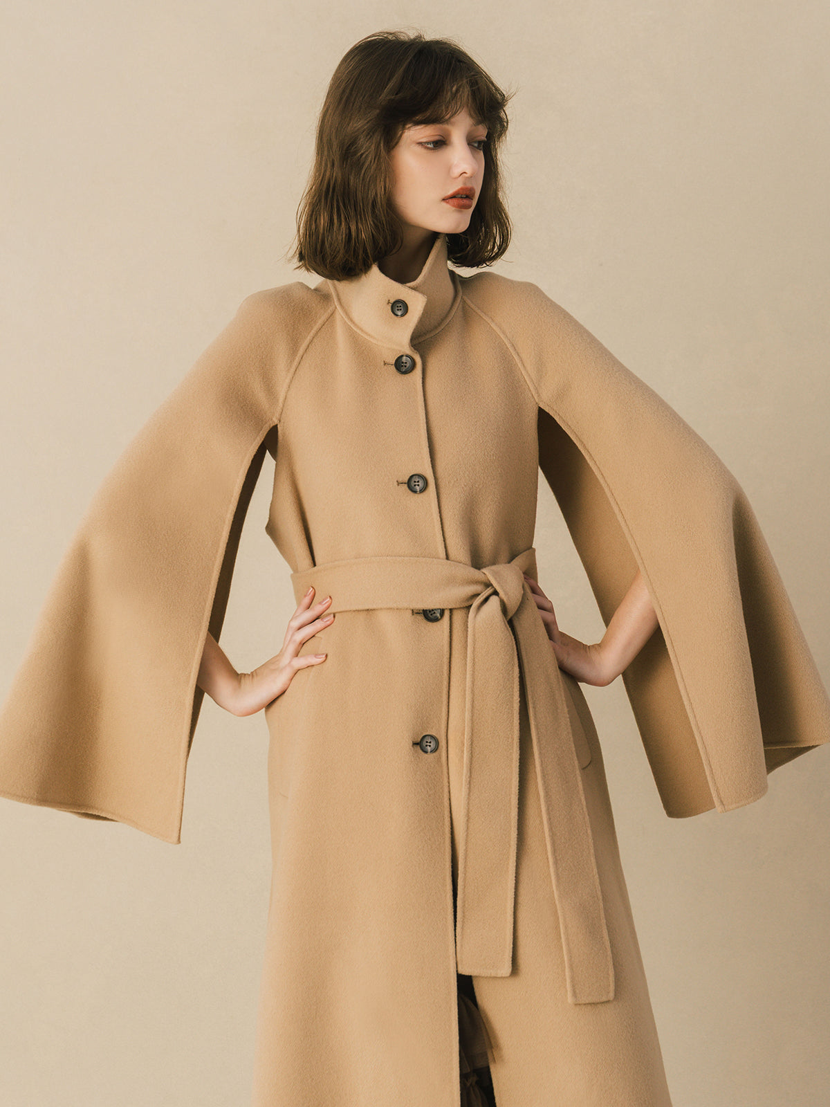 WOOL ROBE COAT